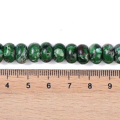 Dyed Synthetic Imperial Jasper Beads Strands G-P529-E01-A09-1