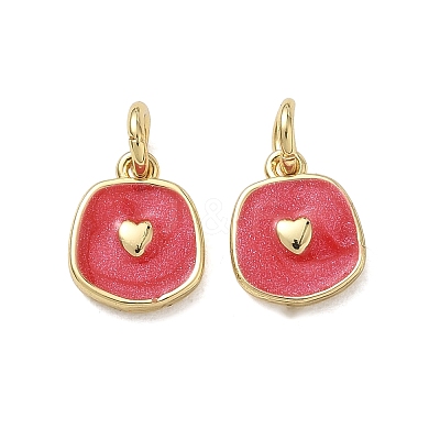 Brass Enamel Pendants KK-CBA5585-08G-02-1