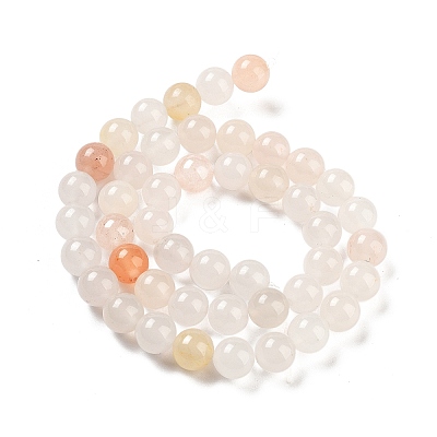 Natural Golden Silk Jade Beads Strands X-G-A220-A02-01-1