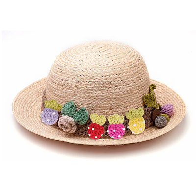 12Pcs 6 Colors Hand Crochet Wool Ornament Accessories DIY-DR0001-09-1
