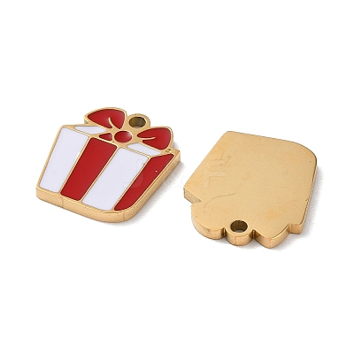 Ion Plating(IP) 304 Stainless Steel Charms STAS-C083-17G-02-1