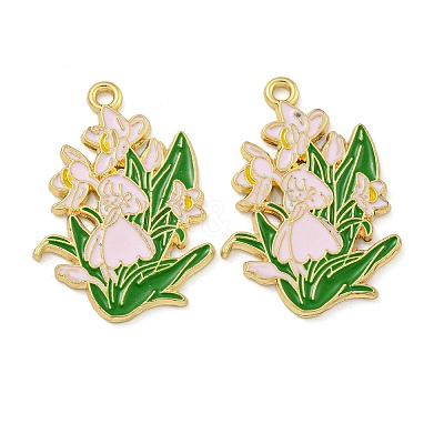 Alloy Enamel Pendants FIND-Z049-01G-C-1