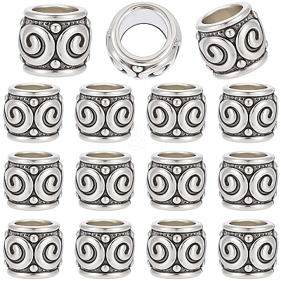 90Pcs Zinc Alloy European Beads FIND-SP0005-97B-1