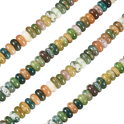 1 Strand Natural Indian Agate Beads Strands G-TA0002-55-1
