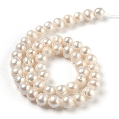 Natural Cultured Freshwater Pearl Beads Strands PEAR-L033-19-01-1