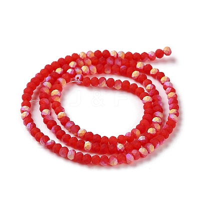 Imitation Jade Glass Beads Strands EGLA-YW0003-19A-01-1