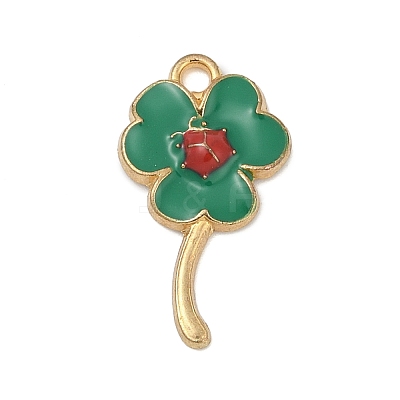 Alloy Enamel Pendants PALLOY-V003-01G-01-1