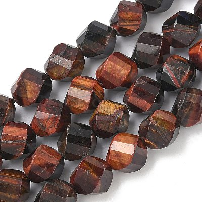 Natural Tiger Eye Beads Strands G-C267-B15-1