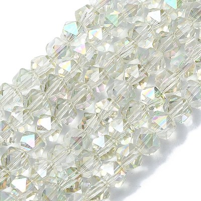 Electroplate Glass Beads EGLA-L018-B-AB02-1
