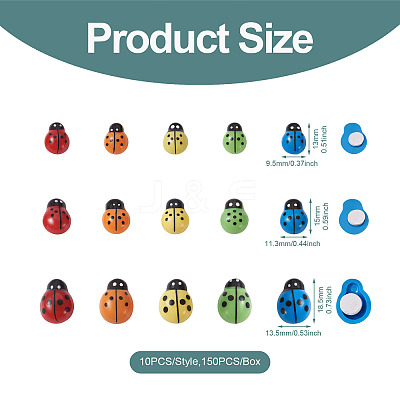 150Pcs 3 Style Plastic Cabochons KY-PJ0001-03-1