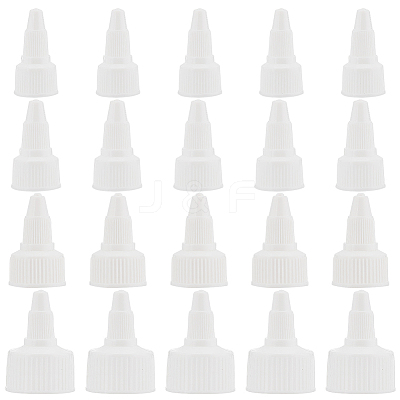 48pcs 4 style Plastic Twist Bottle Cap FIND-BC0004-01-1