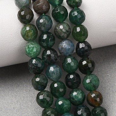 Natural Fuchsite Beads Strands GG-CBADA9D-A01-6mm-1