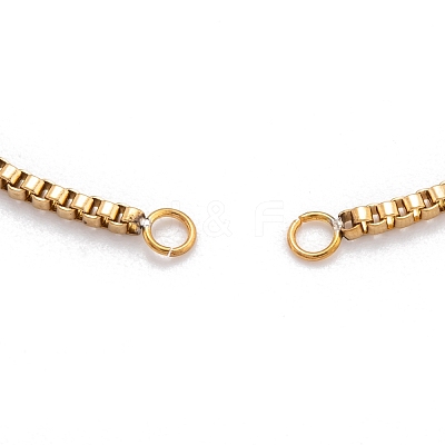 304 Stainless steel Chain Bracelet Making STAS-F118-G-A-1