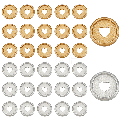 32Pcs 2 Colors ABS Buttons FIND-AN0001-56-1
