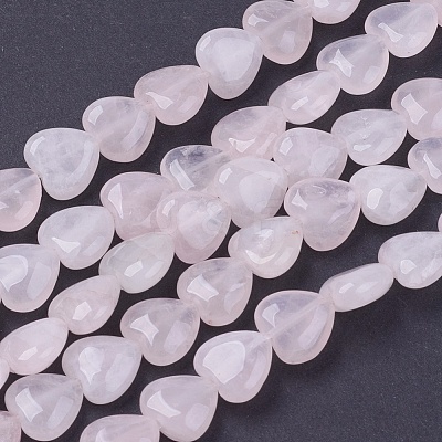 Girlfriend Valentines Day Ideas Natural Rose Quartz Bead Strands G-R190-20mm-18-1