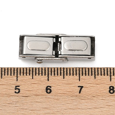 304 Stainless Steel Watch Band Clasps STAS-U055-01A-P-1
