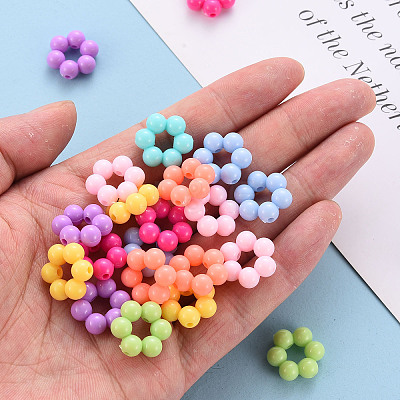 Opaque Acrylic Bead Frames X-TACR-S153-01B-M-1