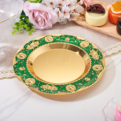 1Pc Iron Flat Round Display Panel for Fragrance Activity AJEW-MB0001-13C-1