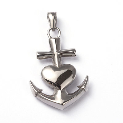 316 Stainless Steel Pendants X-STAS-K086-16P-1