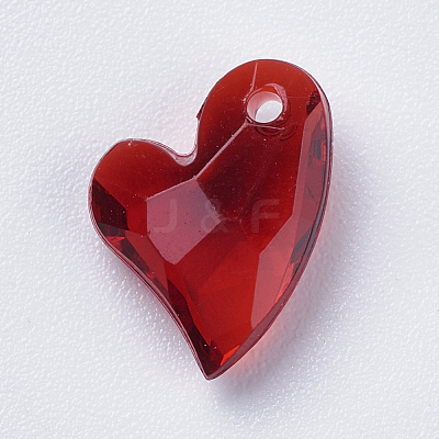 Transparent Acrylic Charms X-MACR-G055-11mm-41X-1