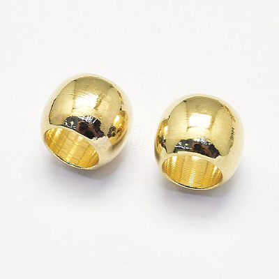 Long-Lasting Plated Brass European Beads LS-X-KK-K193-093G-NF-1