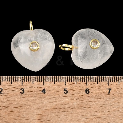 Natural Quartz Crystal Pendants G-B180-03G-12-1