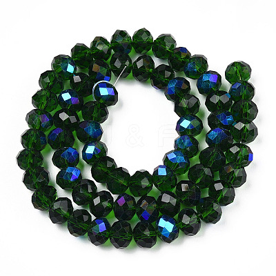 Electroplate Glass Beads Strands EGLA-A044-T1mm-L24-1