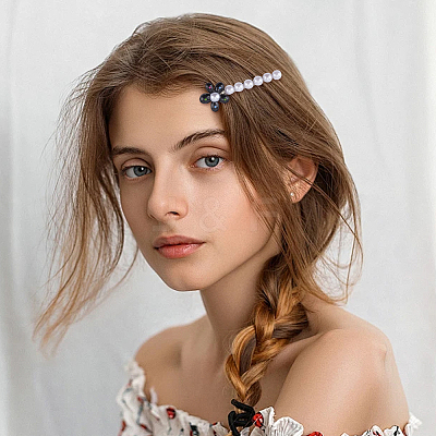 Zinc Alloy & Iron & Resin Alligator Hair Clips PHAR-SP0001-05-1