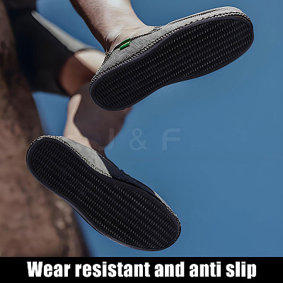 Anti Skid Synthetic Rubber Shoes Bottom Heel Sole FIND-WH0816-097D-1