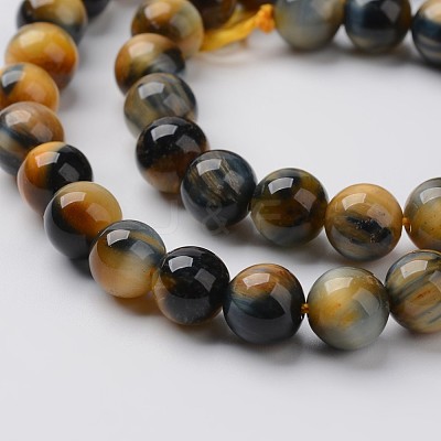 Natural Dream Tiger Eye Beads Strands G-G898-8mm-1