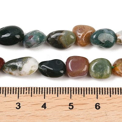 Natural Indian Agate Beads Strands G-K395-B12-02-1