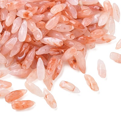 Two Tone Imitation Gemstone Style Acrylic Beads AC-CBA6852-01C-1