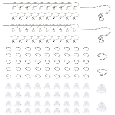 316 Surgical Stainless Steel Earring Hooks STAS-LP0001-59-1