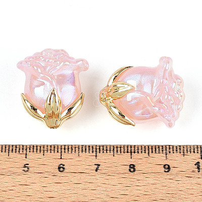 UV Plating Opaque Acrylic Beads MACR-C029-06A-01-1