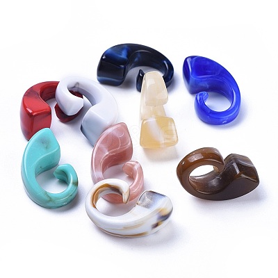 Acrylic Beads OACR-S021-11-M-1