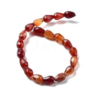 Natural Red Agate Beads Strands G-P520-B06-01-1