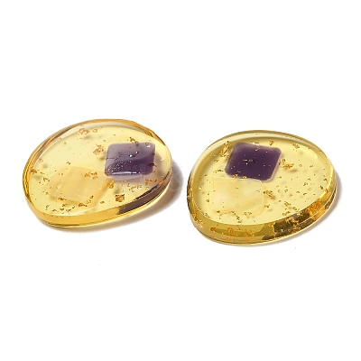 Transparent Resin Cabochons RESI-XCP0002-09A-1
