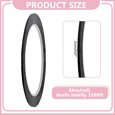66M PET Adhesive Tape AJEW-WH0481-171C-1