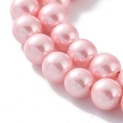 Shell Pearl Bead Strands BSHE-L025-06-8mm-1