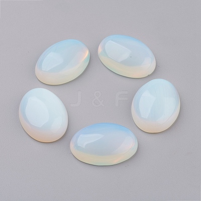 Opalite Flat Back Cabochons G-G741-30x40mm-22-1