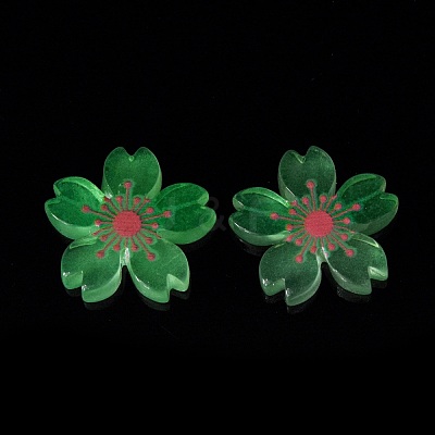 Luminous Resin Cabochons X-RESI-G030-01E-1