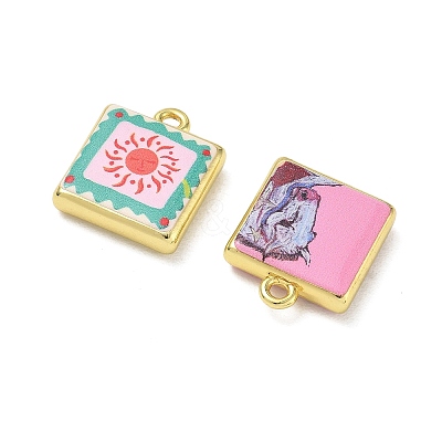 Printed Brass Pendants KK-CBA84C5-16G-1
