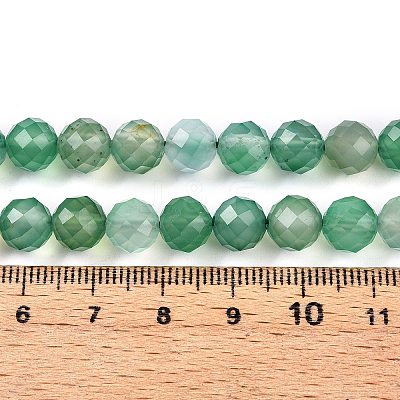 Natural Dyed & Heated Agate Beads Strands G-T141-16A-02-1