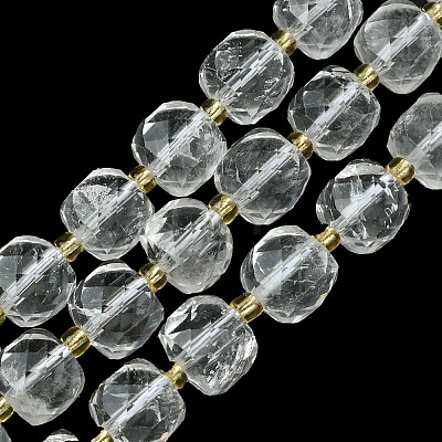 Natural Quartz Crystal Beads Strands G-Q010-A27-01-1