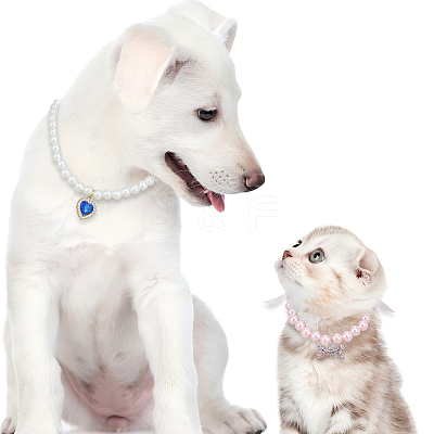 4 Styles Alloy Pet Collar AJEW-DR0001-73-1