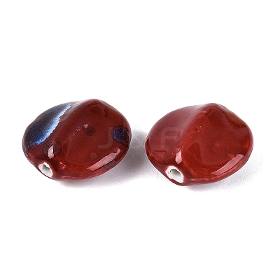 Vintage Handmade Porcelain Beads PORC-N013-22-05-1