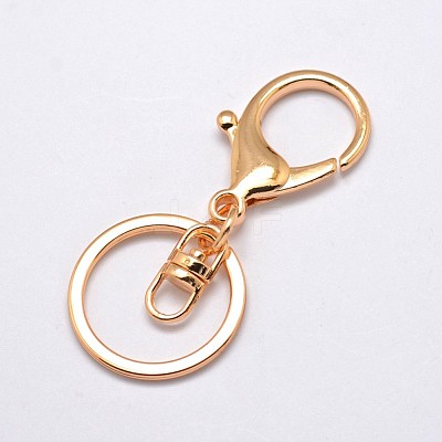 Alloy Keychain Clasp Findings X-KEYC-D050-03-1
