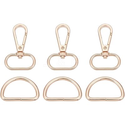 Alloy Swivel Lobster Claw Clasps FIND-BBC0003-78B-G-1