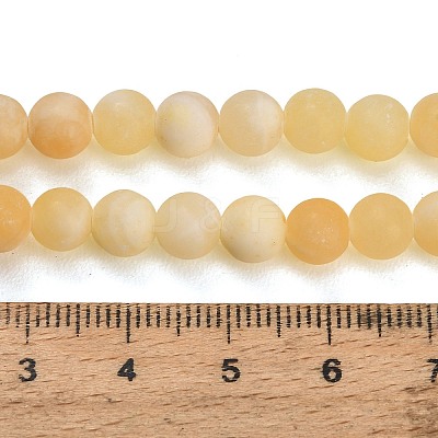 Natural Yellow Calcite Beads Strands GG-CBAA3AB-03-6mm-1