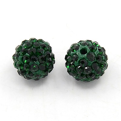 DIY Pave Disco Ball Beads X-RB-H258-10MM-205-1